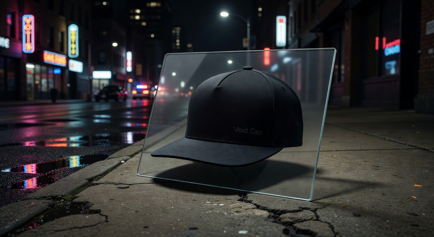 Void Cap Matte Black Minimal Design